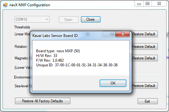 navXConfigurationToolStartup